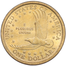 Монета 1 доллар 2000 года D США Сакагавея «Парящий орел» (реверс)
