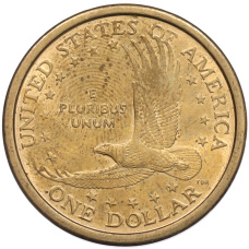 Монета 1 доллар 2000 года P США Сакагавея «Парящий орел» (реверс)