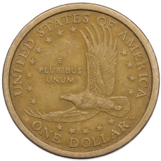 Монета 1 доллар 2000 года P США Сакагавея «Парящий орел» (реверс)