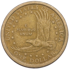 Монета 1 доллар 2000 года D США Сакагавея «Парящий орел» (реверс)
