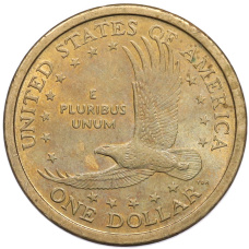Монета 1 доллар 2000 года D США Сакагавея «Парящий орел» (реверс)