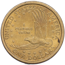 Монета 1 доллар 2000 года P США Сакагавея «Парящий орел» (реверс)