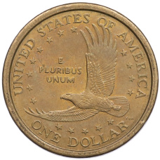 Монета 1 доллар 2000 года P США Сакагавея «Парящий орел» (реверс)