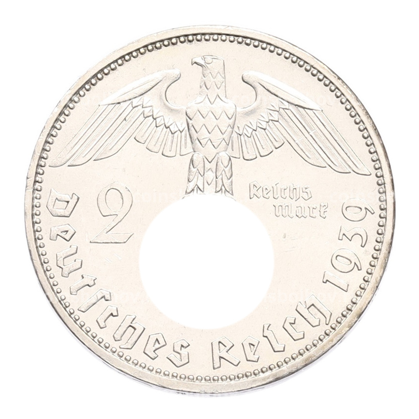 Монета 2 рейхсмарки 1939 года A Германия
