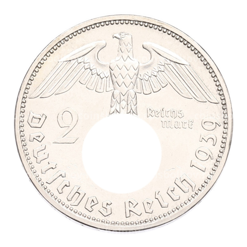 Монета 2 рейхсмарки 1939 года A Германия