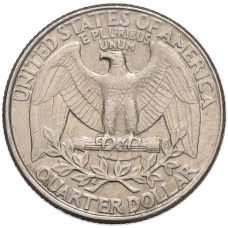 Монета 1/4 доллара (25 центов) 1996 года P США (реверс)