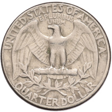 Монета 1/4 доллара (25 центов) 1970 года D США (реверс)