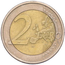 Монета 2 евро 2008 года Кипр (реверс)