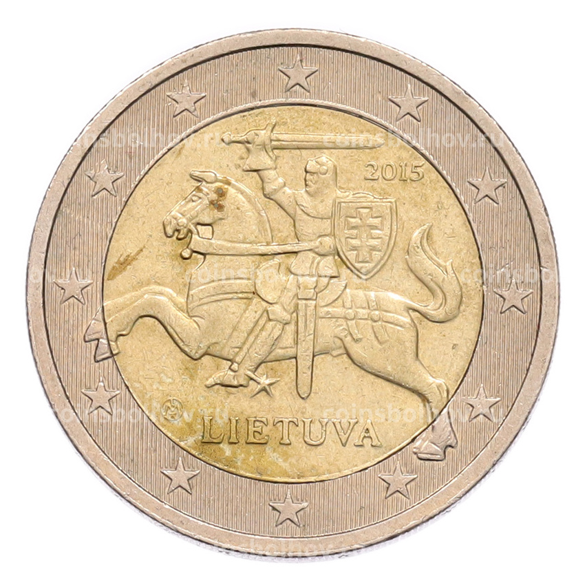 Монета 2 евро 2015 года Литва