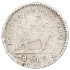 Монета 1 герш 1903 года Эфиопия (аверс)