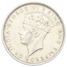 Монета 20 центов 1939 года Малайя (реверс)