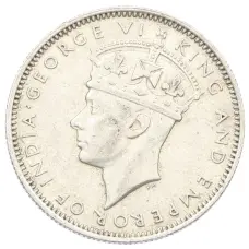 Монета 20 центов 1939 года Малайя (реверс)