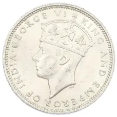 Монета 20 центов 1939 года Малайя (реверс)