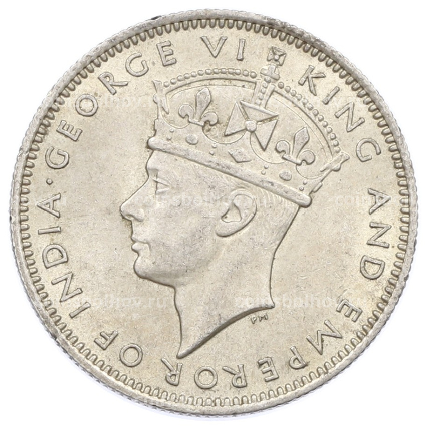 Монета 20 центов 1939 года Малайя (вид 2)