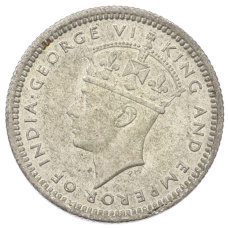 Монета 5 центов 1945 года Малайя (реверс)