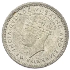 Монета 5 центов 1945 года Малайя (реверс)