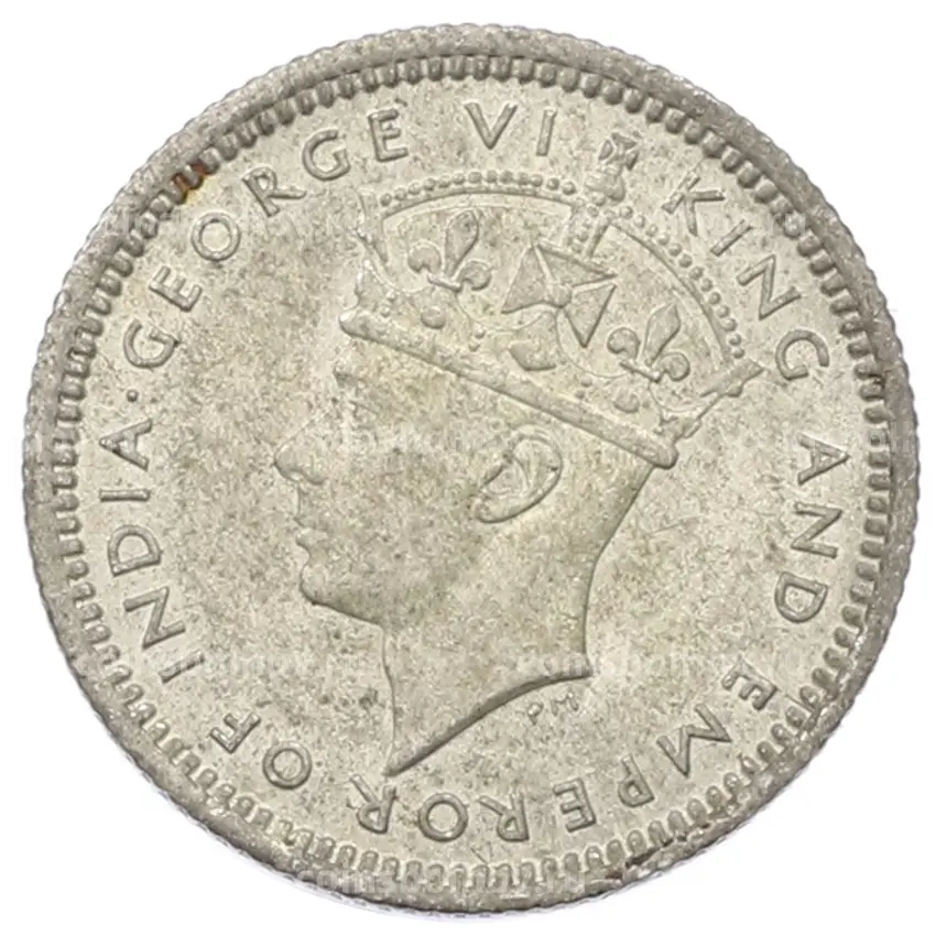 Монета 5 центов 1945 года Малайя (вид 2)