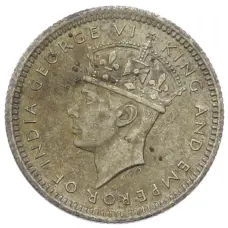 Монета 5 центов 1945 года Малайя (реверс)