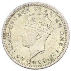 Монета 5 центов 1945 года Малайя (реверс)