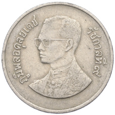 Монета 1 бат 1982-1985 года (BE 2525-2528) Таиланд (реверс)