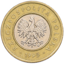 Монета 2 злотых 1995 года Польша (реверс)