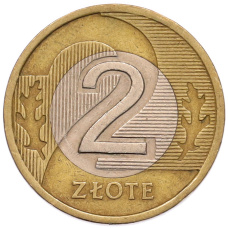 Монета 2 злотых 1994 года Польша (аверс)