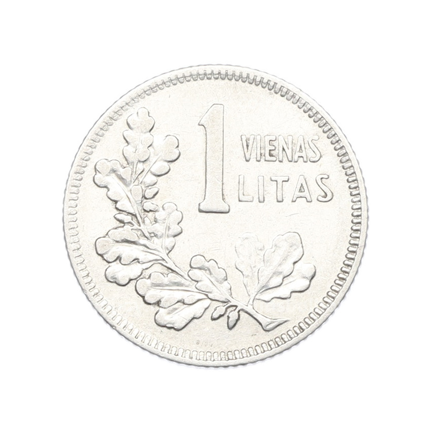 Монета 1 лит 1925 года Литва