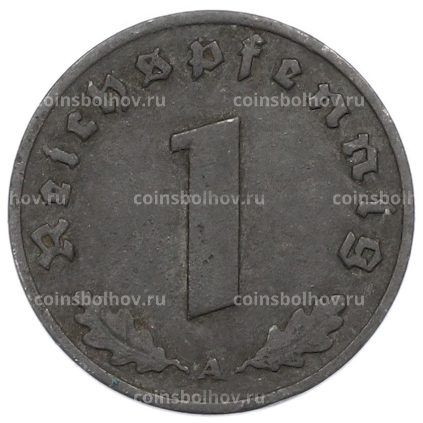 Монета 1 рейхспфенниг 1940 года A Германия (вид 2)