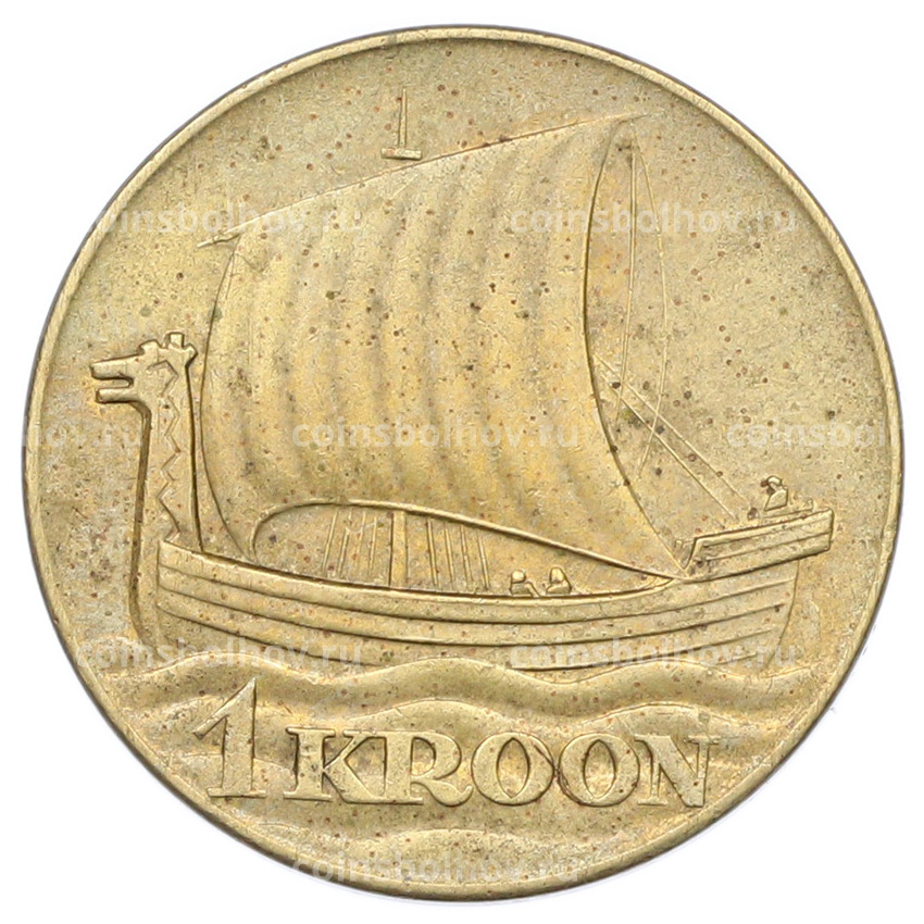 Монета 1 крона 1934 года Эстония