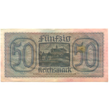 Банкнота 50 рейхсмарок 1940 года Германия (Для оккупированных территорий) (вид 2)