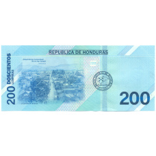 Банкнота 200 лемпир 2023 года Гондурас (вид 2)