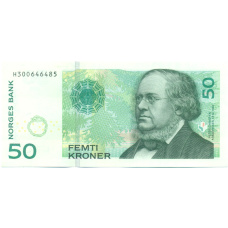 Банкнота 50 крон 2011 года Норвегия