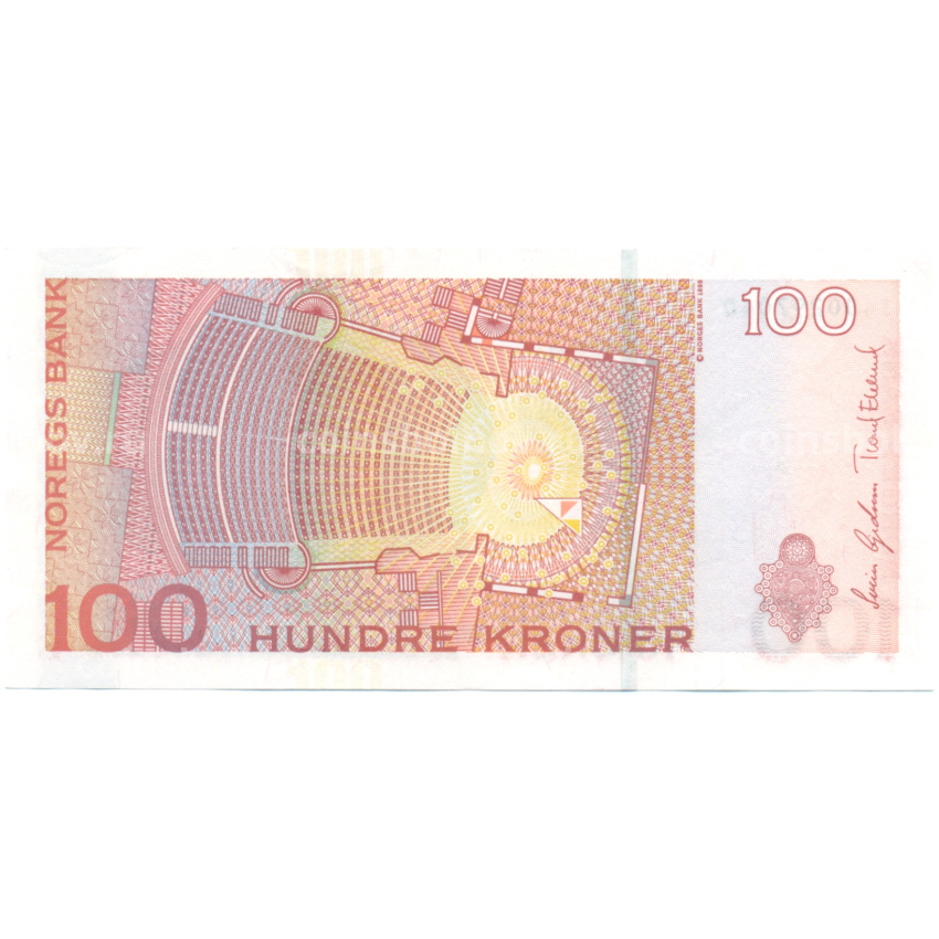 Банкнота 100 крон 2010 года Норвегия (вид 2)