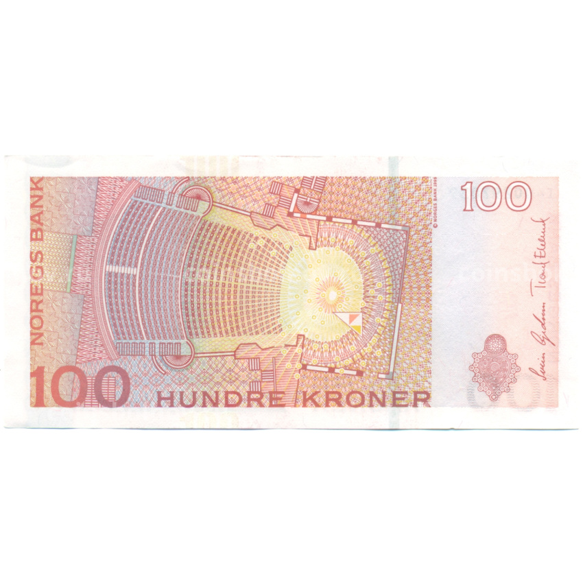 Банкнота 100 крон 2010 года Норвегия (вид 2)