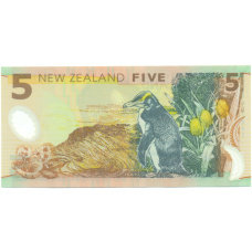 Банкнота 5 долларов 1999 года Новая Зеландия (вид 2)