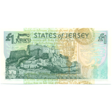 Банкнота 1 фунт 2004 года Джерси «800 лет замку Мон Оргейль» (вид 2)