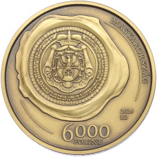 Монета 6000 форинтов 2026 года Венгрия «350-летие со дня рождения Франциска II Ракоци» (реверс)