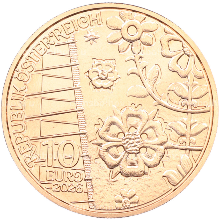 Монета 10 евро 2026 года Австрия «Трахт — Лоден» (вид 2)