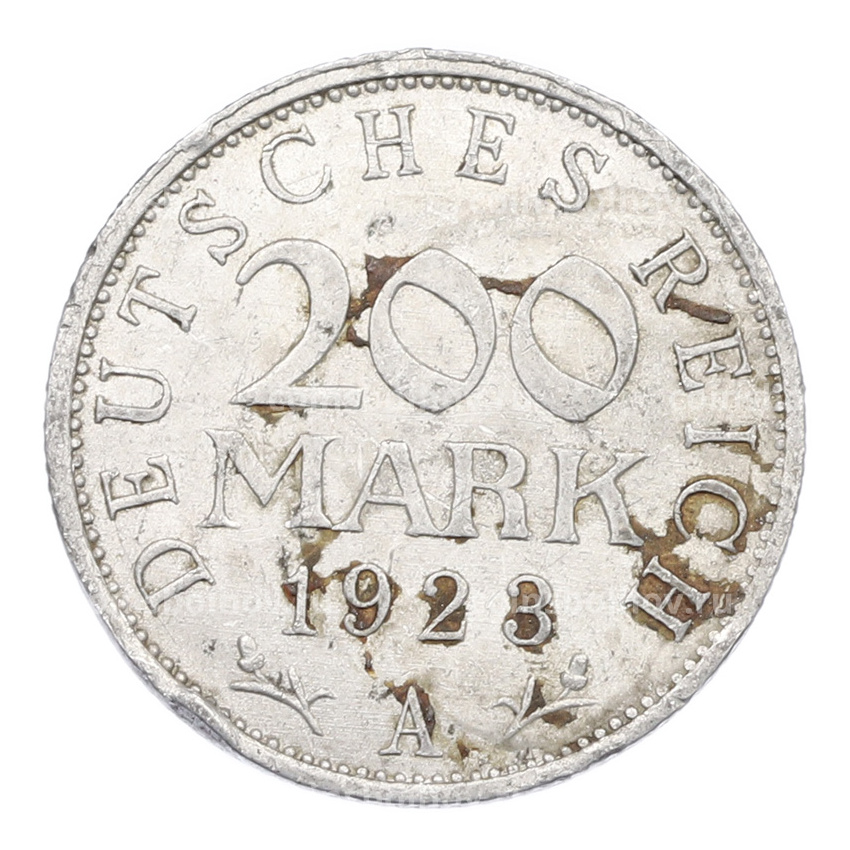 Монета 200 марок 1923 года A Германия