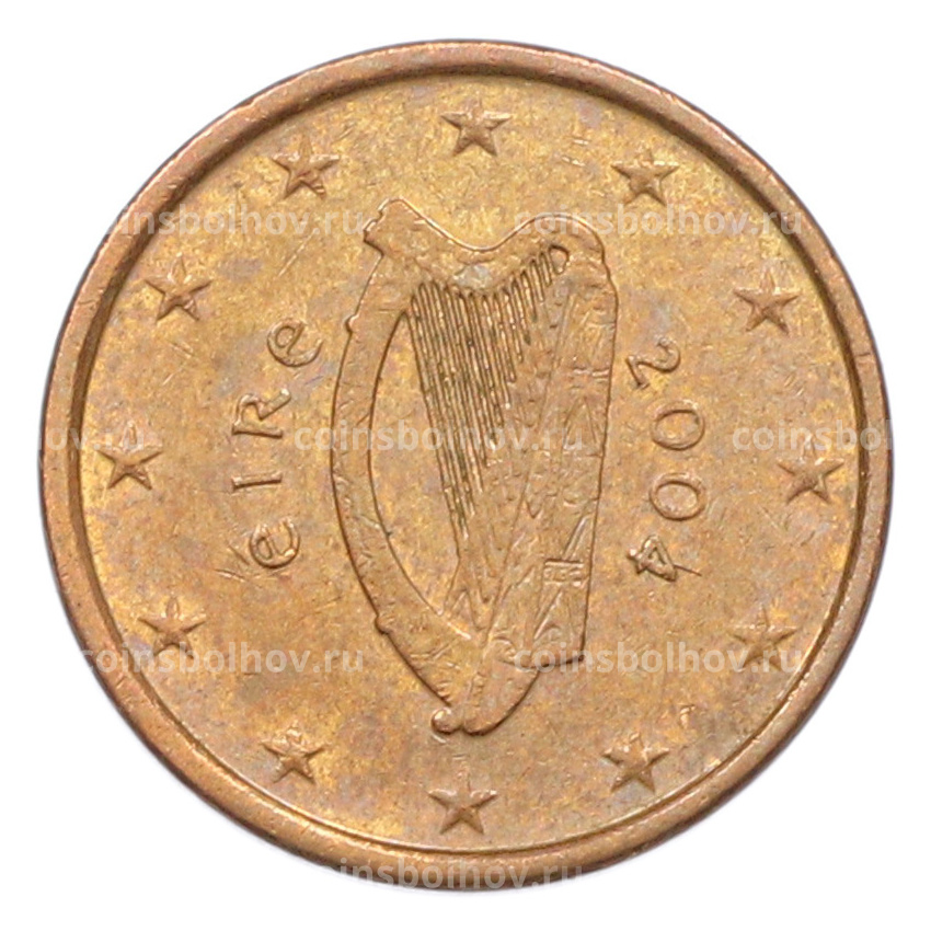 Монета 1 евроцент 2004 года Ирландия