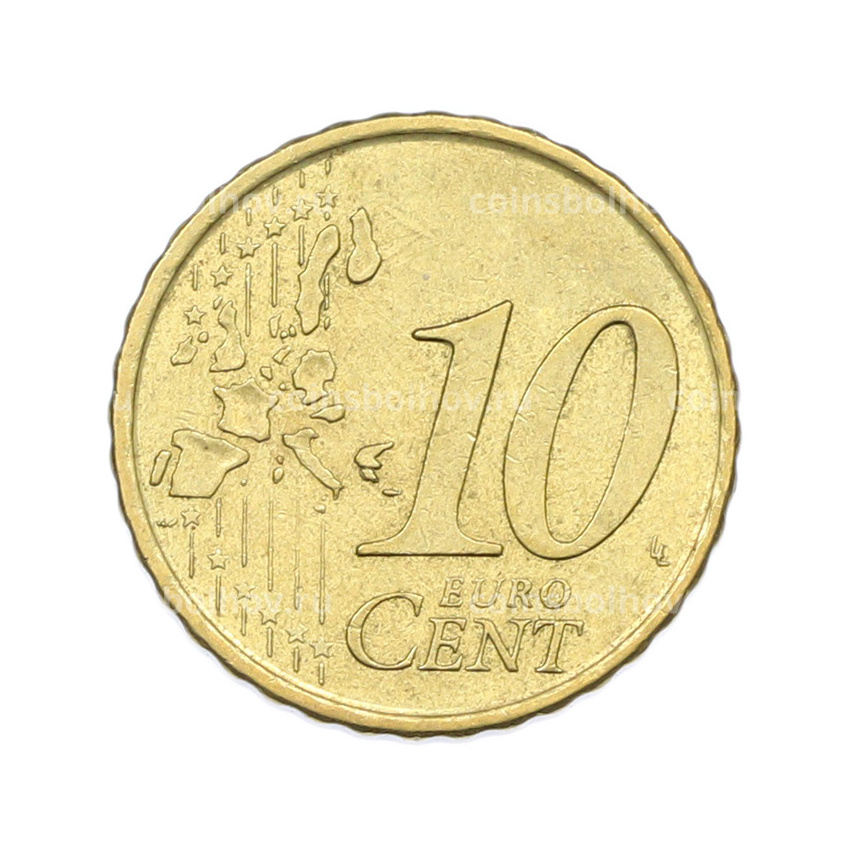 Монета 10 евроцентов 2006 года Испания (вид 2)