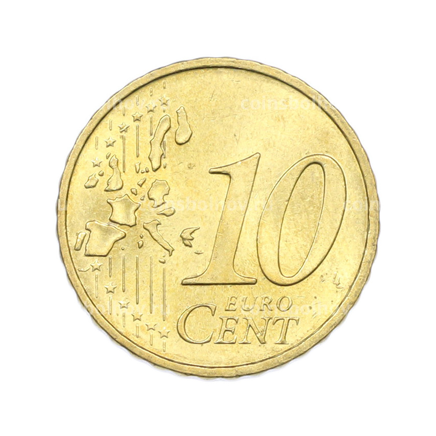 Монета 10 евроцентов 2002 года A Германия (вид 2)