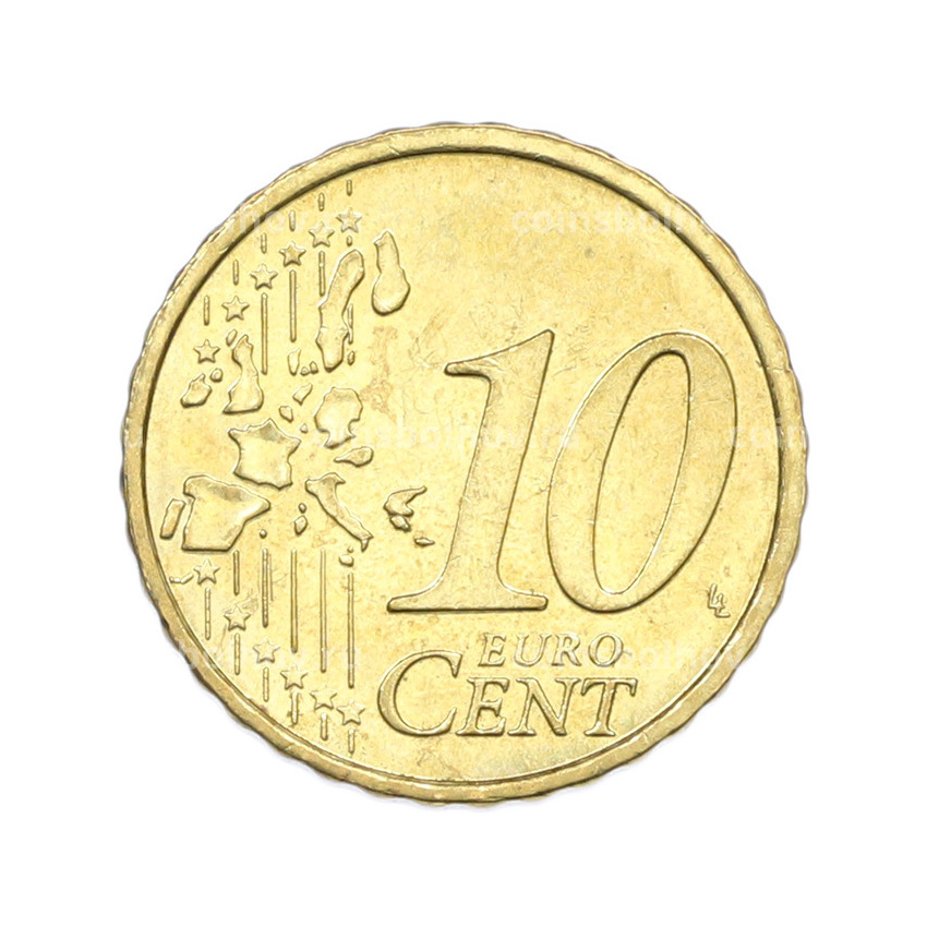 Монета 10 евроцентов 2002 года Австрия (вид 2)