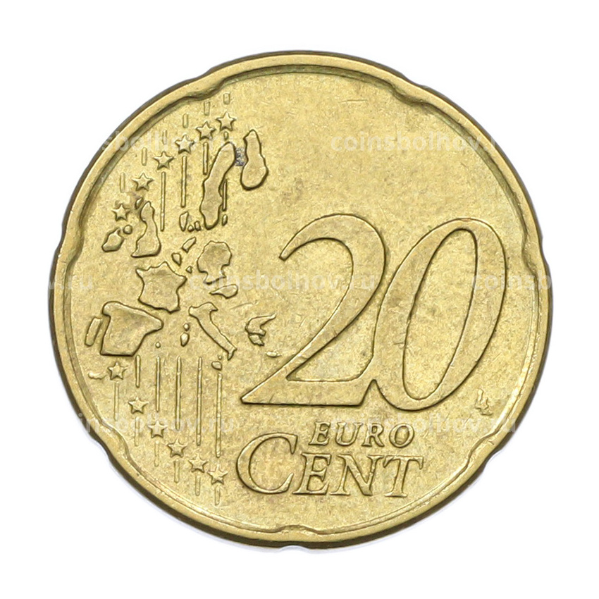 Монета 20 евроцентов 2001 года Нидерланды (вид 2)