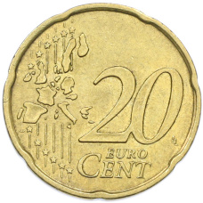 Монета 20 евроцентов 1999 года Франция (реверс)