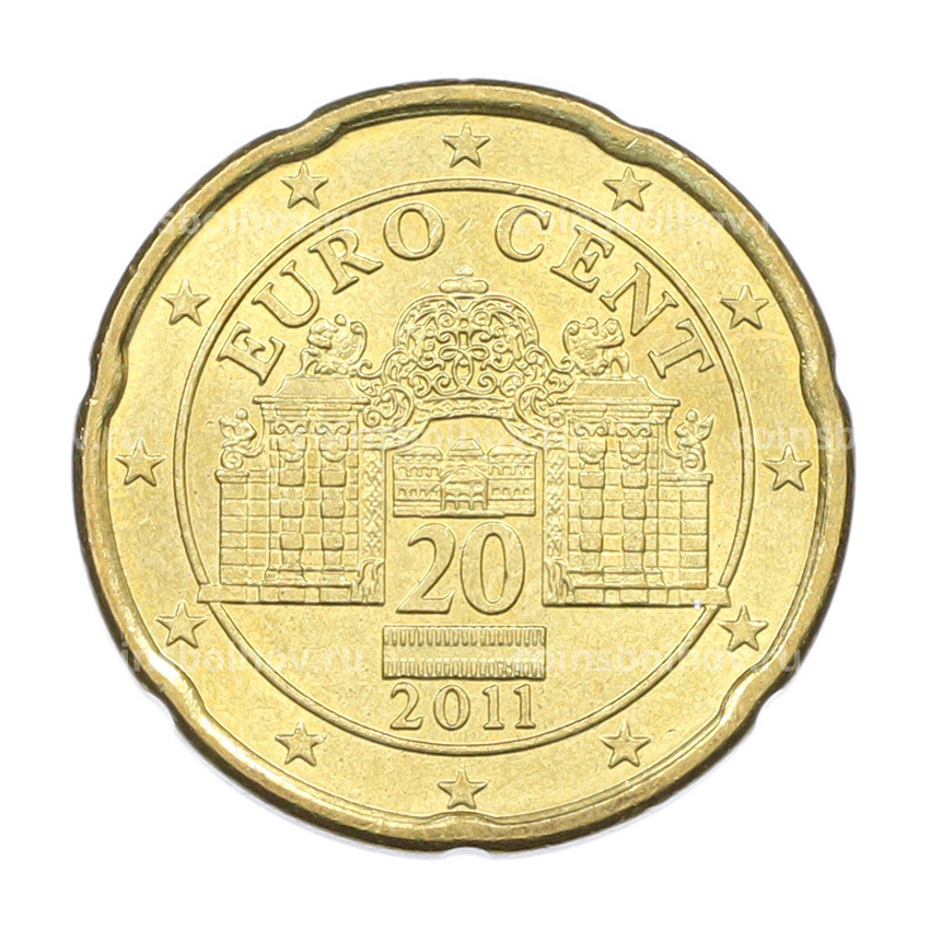 Монета 20 евроцентов 2011 года Австрия