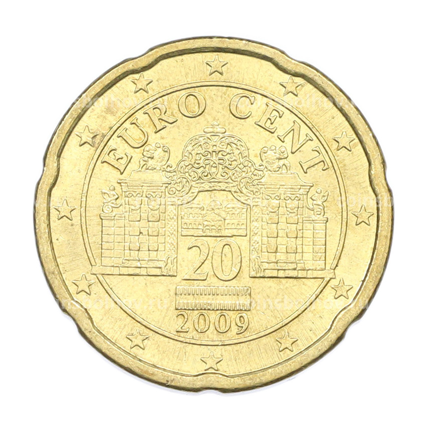 Монета 20 евроцентов 2009 года Австрия
