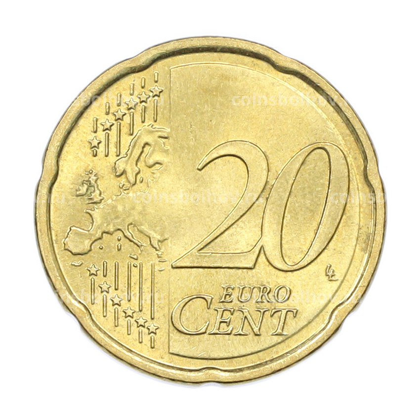 Монета 20 евроцентов 2015 года J Германия (вид 2)
