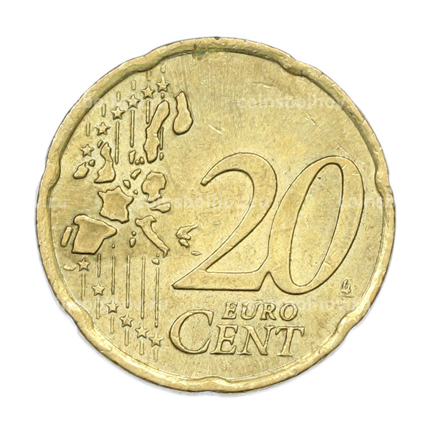 Монета 20 евроцентов 2002 года D Германия (вид 2)