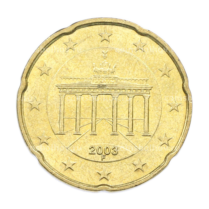 Монета 20 евроцентов 2003 года F Германия